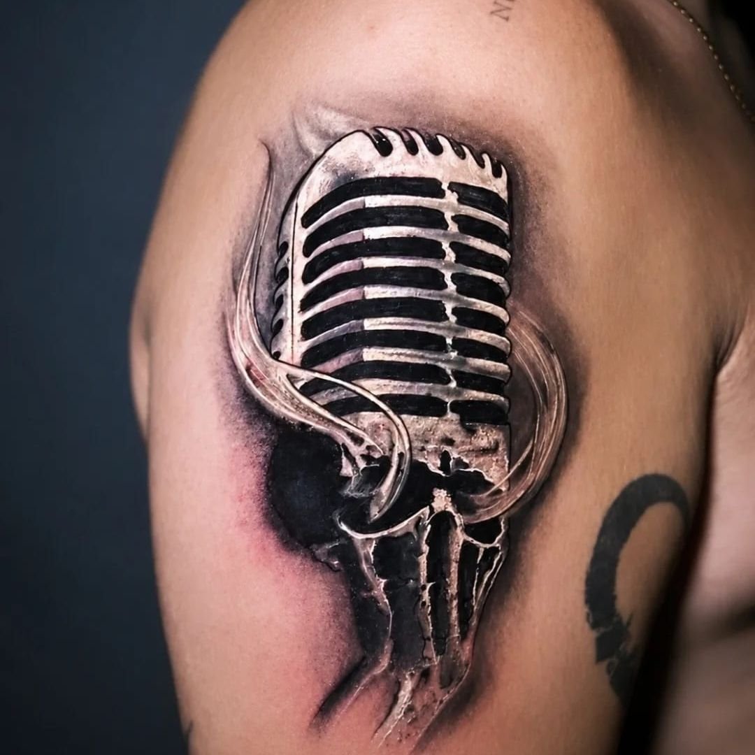 Tatuagem realista - Rock Club